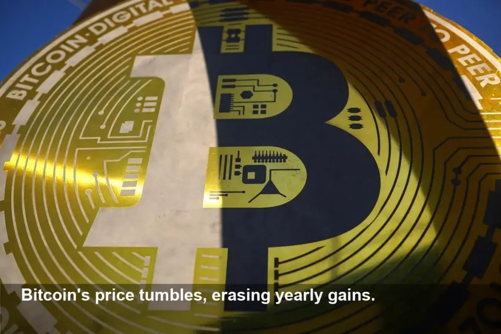 Bitcoin Dips Below $90K, Wiping Out All 2025 Gains