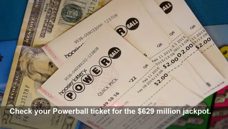 Powerball Winning Numbers for Saturday's $629M Jackpot