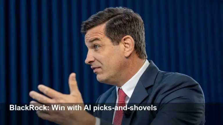 BlackRock Backs 'Picks and Shovels' Winners in AI Boom