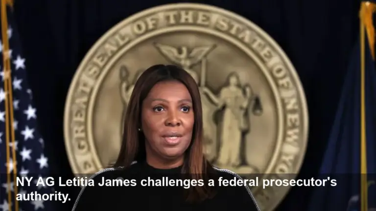 Letitia James Fights to Oust US Attorney in Trump Probe