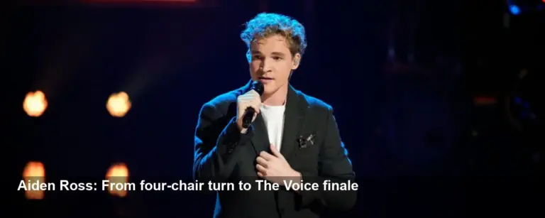 Aiden Ross Advances to The Voice Season 28 Finale Tonight