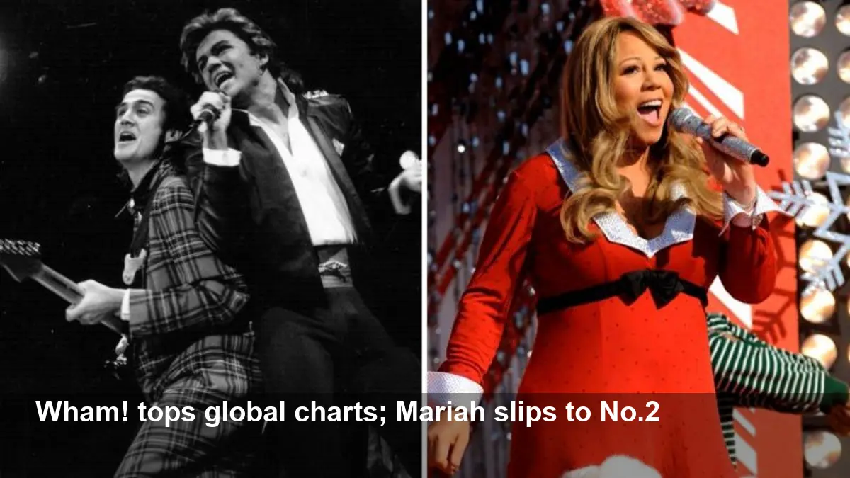 Wham! dethrones Mariah — ‘All I Want’ drops No.1 globally