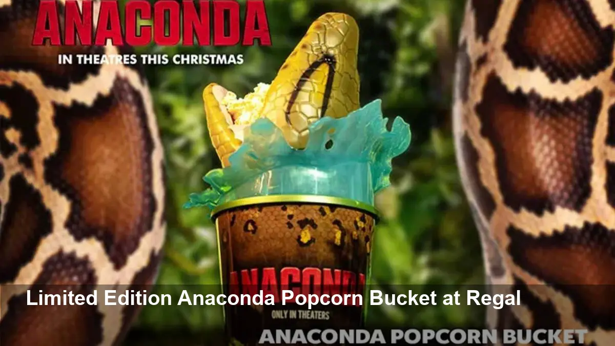 Anaconda Popcorn Bucket Slithers into Regal Cinemas