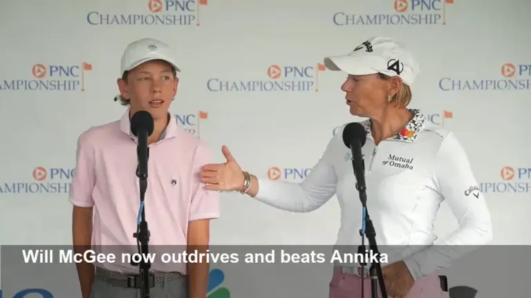Annika Sorenstam: Son Will, 14, Now Regularly Beats Her