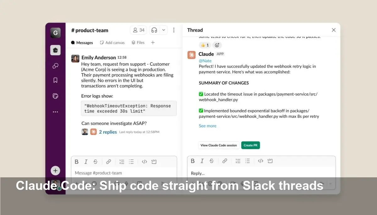 Claude Code in Slack: Move From Chat to Pull Requests