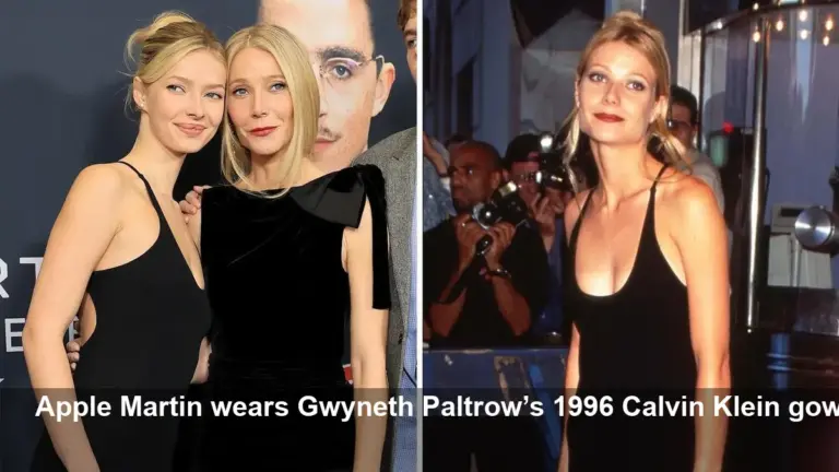Apple Martin Channels Mom in Iconic Calvin Klein Gown