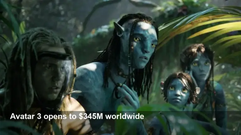 Avatar: Fire and Ash Opens to $345M Global; $88M US