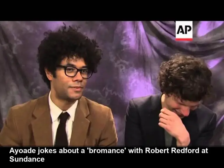 Richard Ayoade Jokes About Bromance With Robert Redford