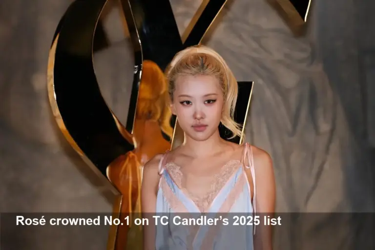 Blackpink's Rosé Tops Most Beautiful Faces 2025