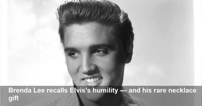 Brenda Lee Remembers Elvis and the Rare Necklace Gift