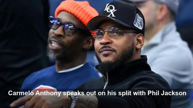 Carmelo Anthony Details Strained Tie with Phil Jackson