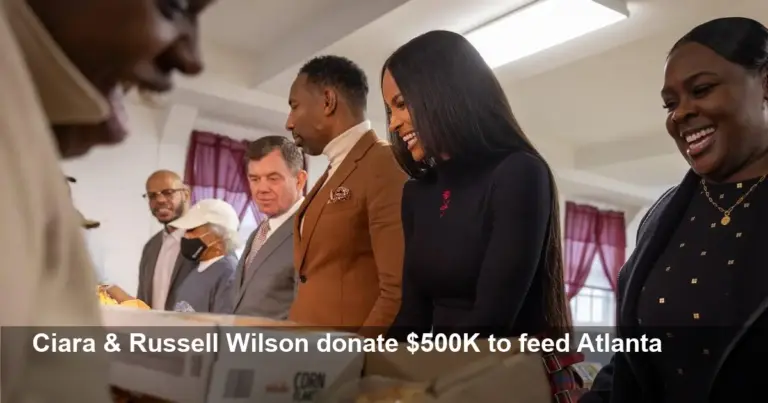 Ciara, Russell Wilson Give $500K to Feed Atlanta Now