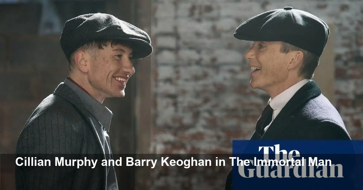 Cillian Murphy meets Barry Keoghan in Peaky film first look