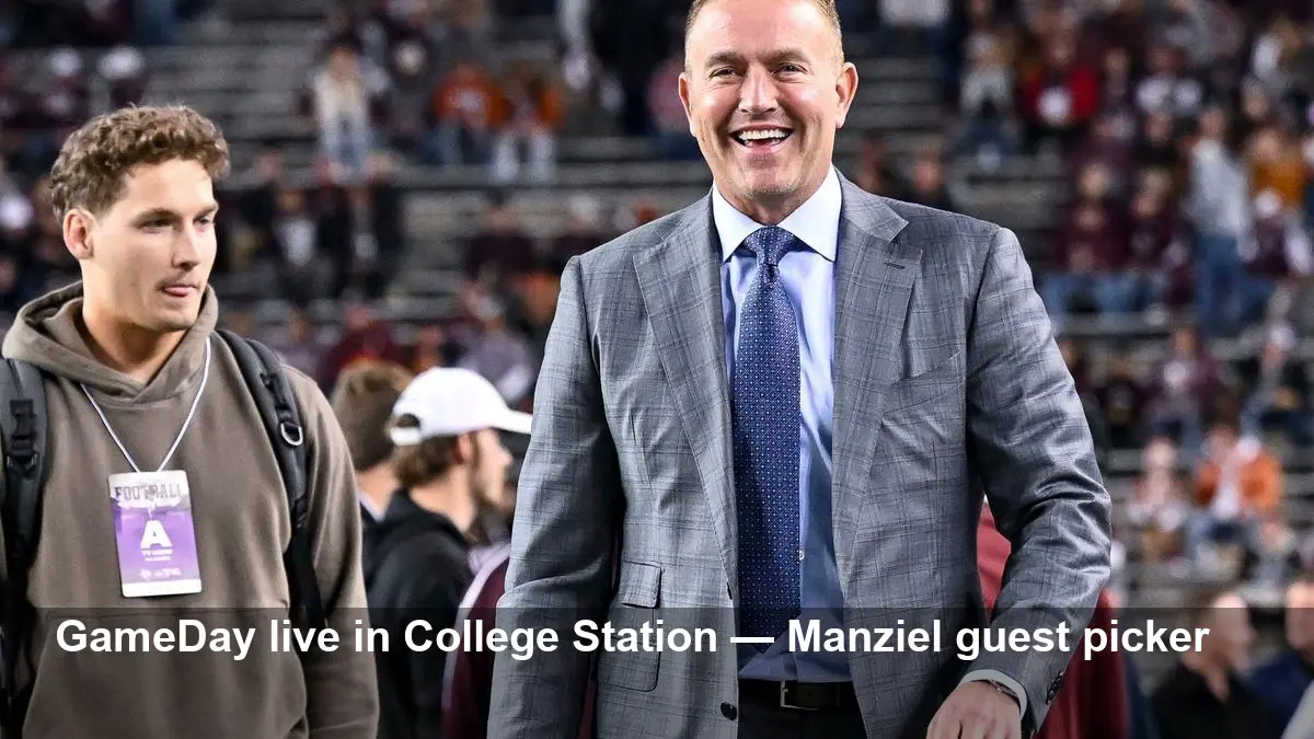 College GameDay in College Station — Johnny Manziel