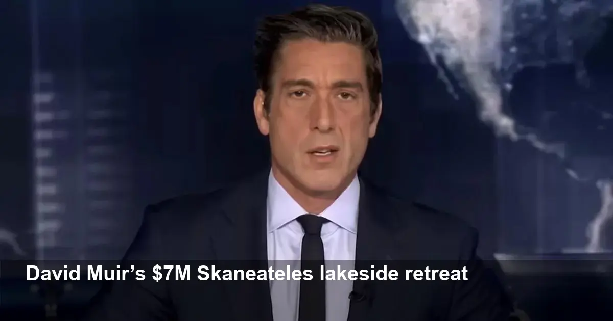 David Muir’s $7M Lakeside Retreat in Skaneateles Revealed