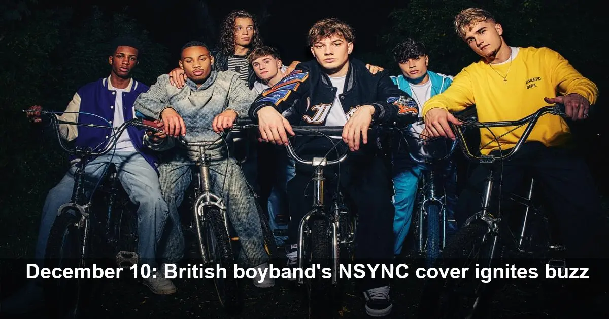 Simon Cowell’s December 10 boy band shares NSYNC cover
