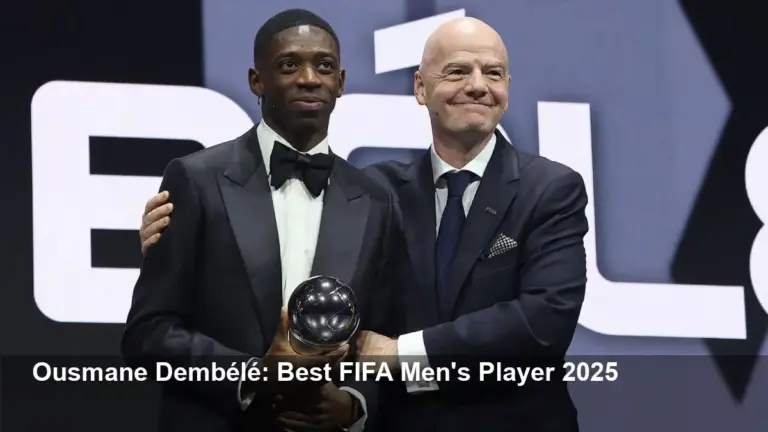 Ousmane Dembélé Crowned Best FIFA Men's Player 2025