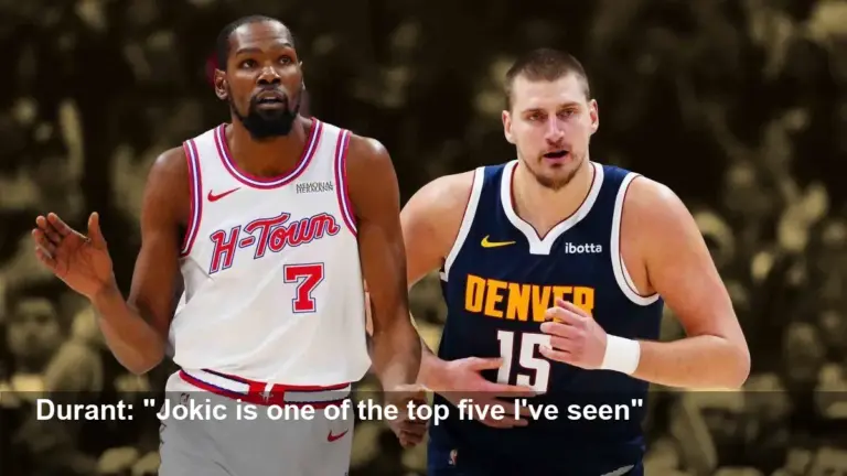 Kevin Durant: Nikola Jokic 'One of the Top 5' Players