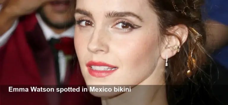 Emma Watson Catches Paparazzi in Mexico Bikini Photos