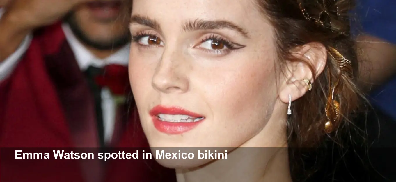 Emma Watson Catches Paparazzi in Mexico Bikini Photos