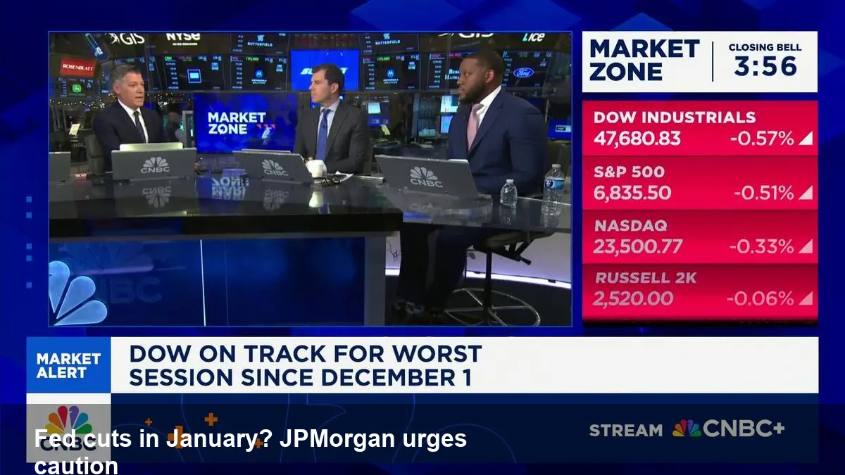 Fed Cuts in January Are Not Certain — JPM Stock Watch