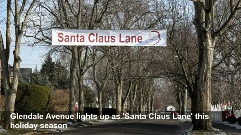 Findlay Street Declares 'Santa Claus Lane' for Holidays