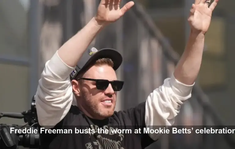 Freddie Freeman Did the Worm at Mookie Betts' Party