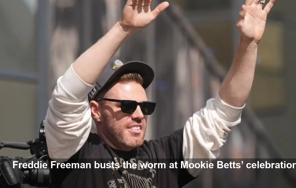 Freddie Freeman Did the Worm at Mookie Betts’ Party