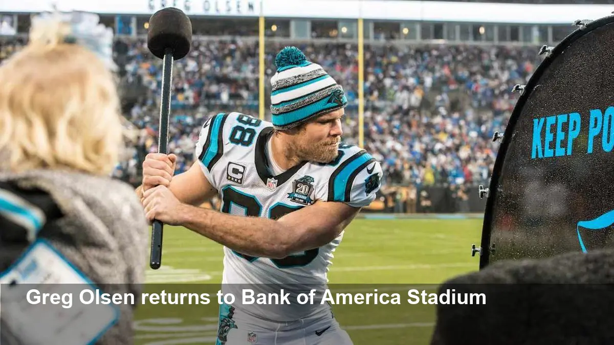 Greg Olsen honored as Panthers’ Legend of the Game