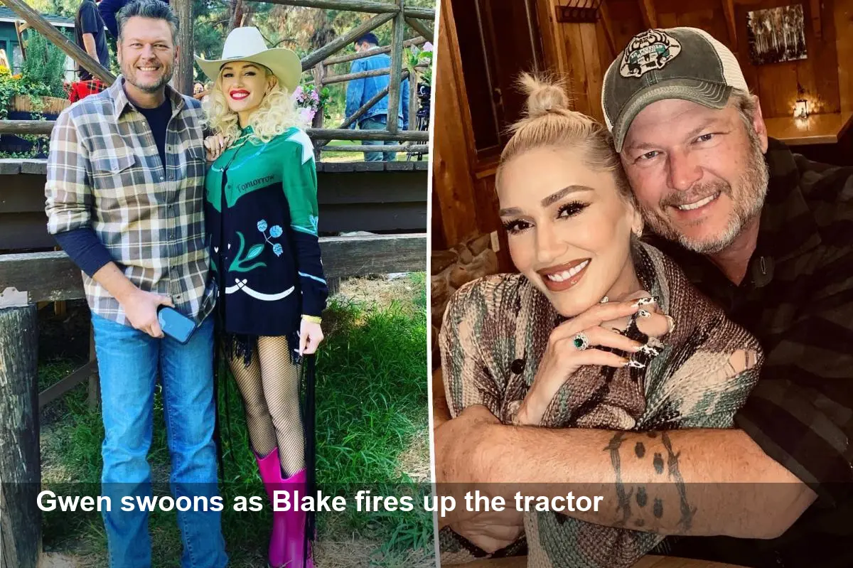 Gwen Stefani Swoons Over Blake’s Farmer Boy Skills