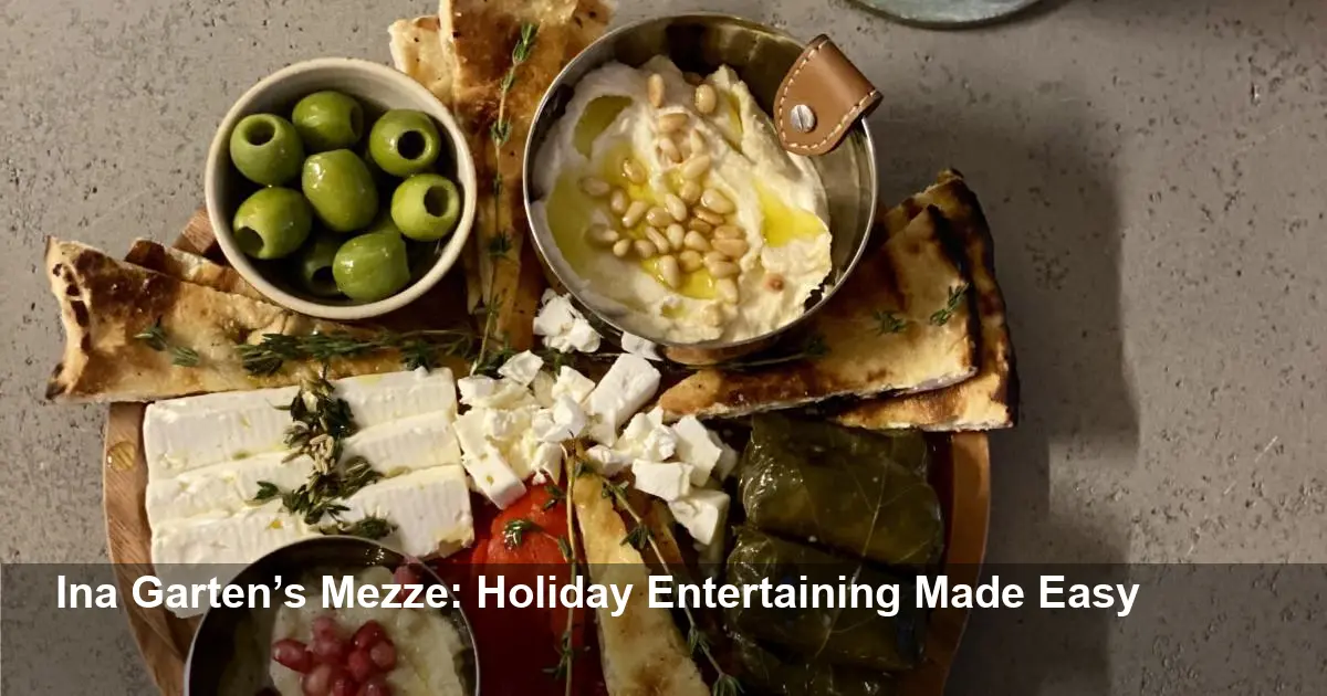 Ina Garten’s 20-Minute Mediterranean Mezze Platter Review