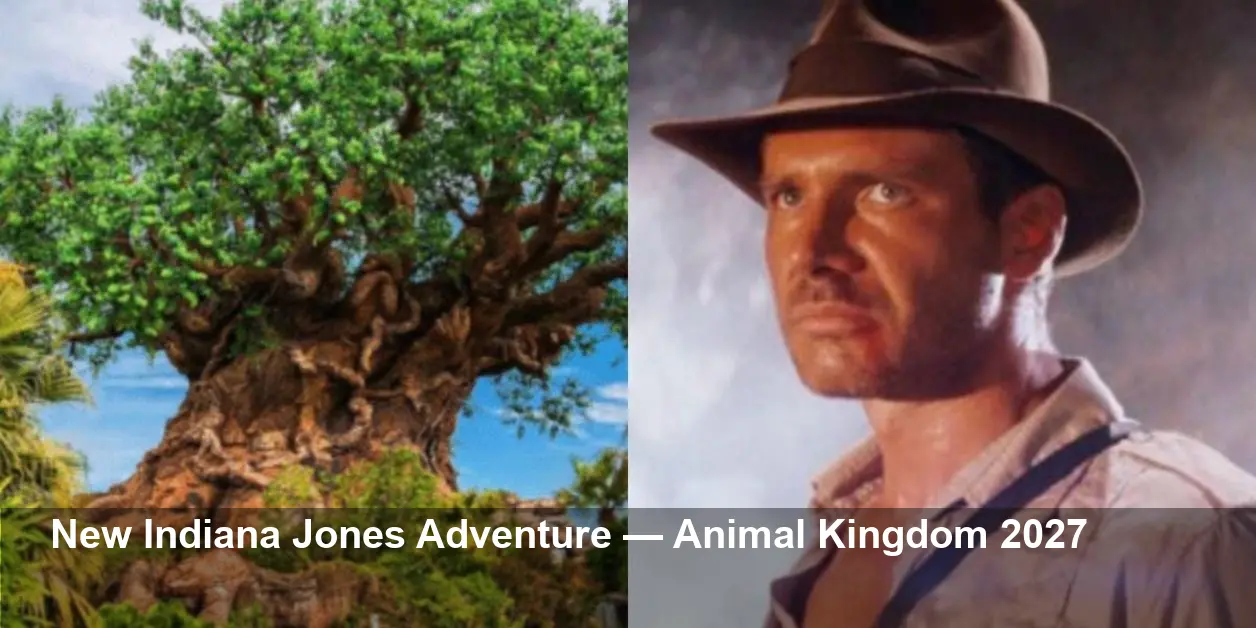 Indiana Jones Ride Coming to Disney World: 2027 Update