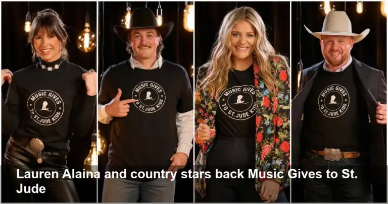 Lauren Alaina Joins Stars for Music Gives to St. Jude Kids Tee