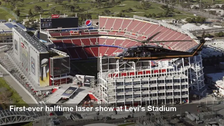 Levi's Stadium Debuts First Halftime Laser Show Sunday