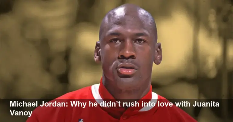 Michael Jordan on taking it slow with Juanita Vanoy