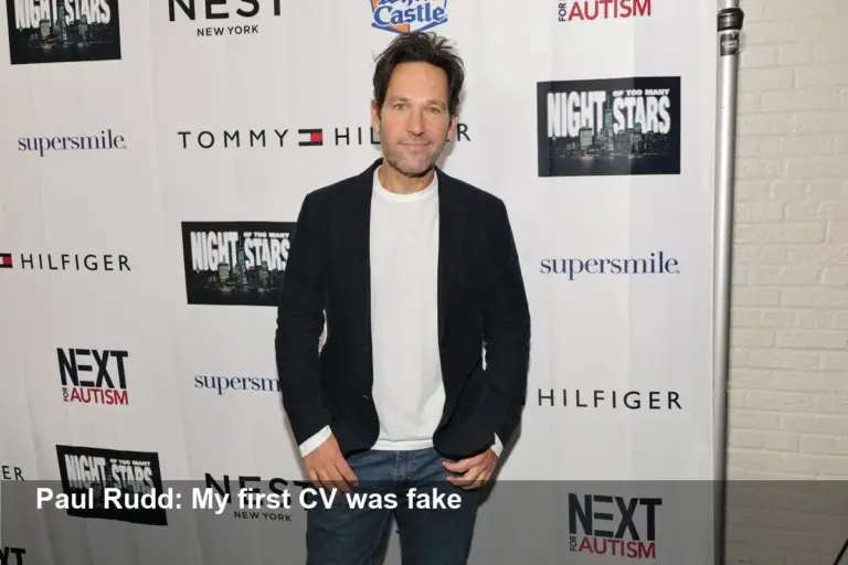 Paul Rudd Reveals His Early CV Was Fabricated by Manager
