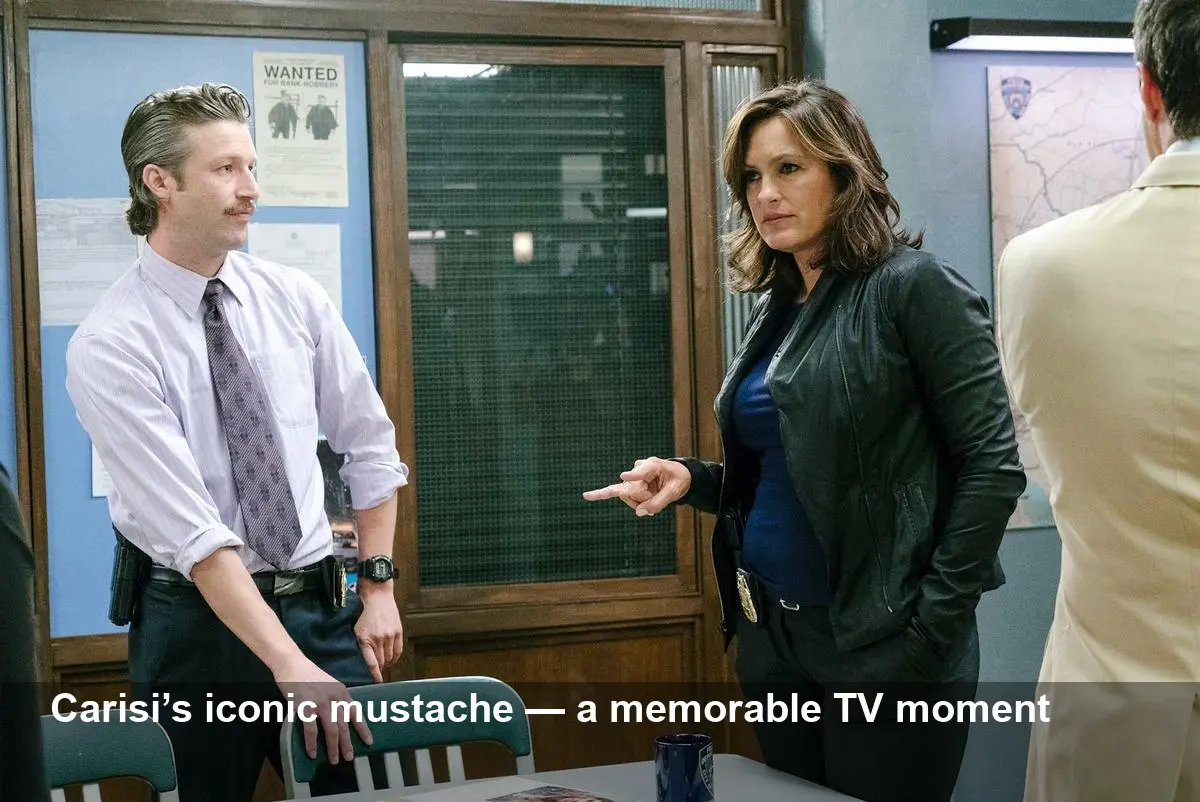 Scanavino’s Best Reaction to Carisi’s Mustache on SVU