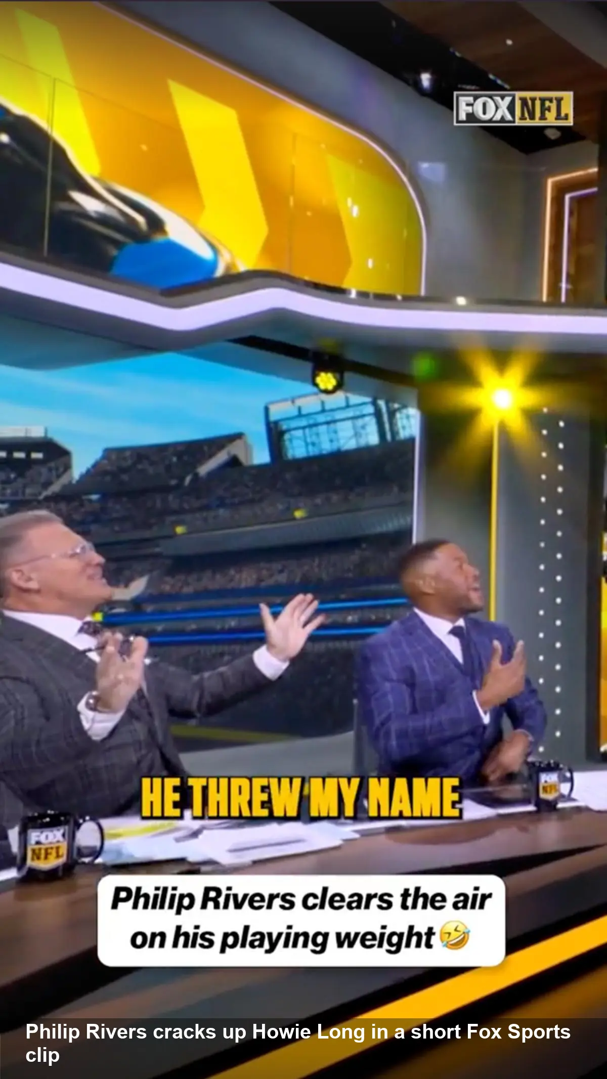 Philip Rivers Lets Howie Long Know — Hilarious TV Clip
