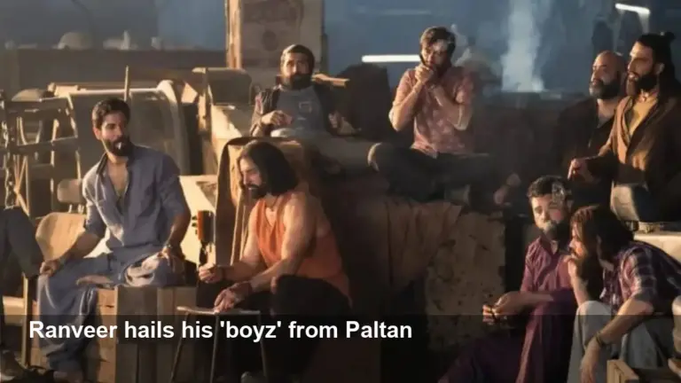 Ranveer Cheers Rehman Dakait’s 'Paltan' BTS: 'BOYZZZ'