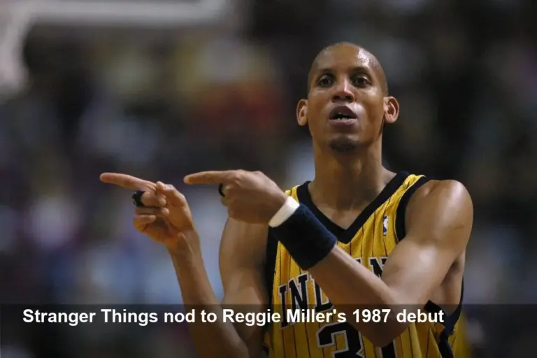 Stranger Things nod: Reggie Miller over Steve Alford