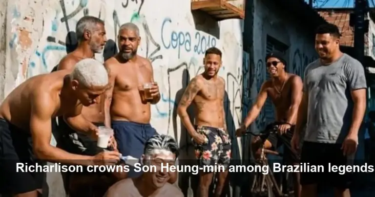 Richarlison's AI Images Crown Son Heung-min Brazilian Legend