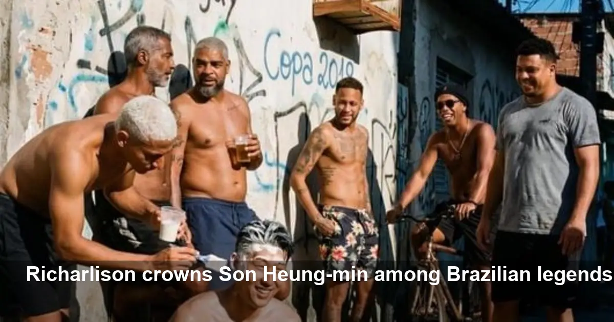 Richarlison’s AI Images Crown Son Heung-min Brazilian Legend