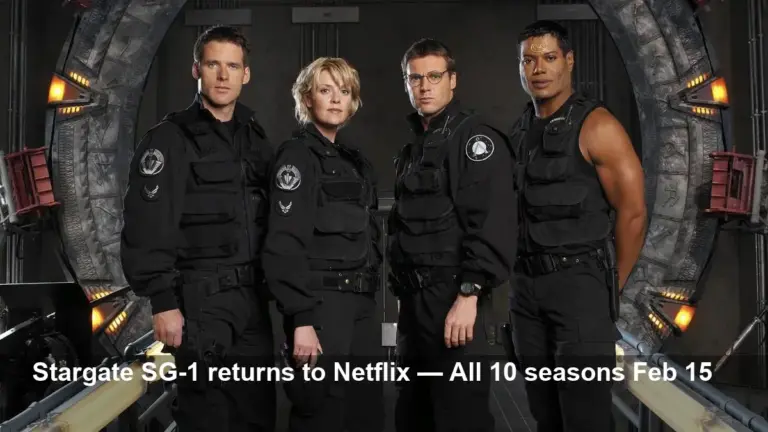 Stargate SG-1 Returns to Netflix Feb 15 — All 10 Seasons