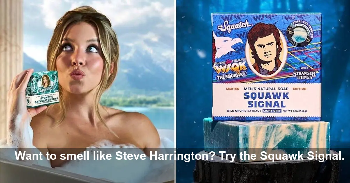 What Steve Harrington Smells Like — Dr. Squatch Soap