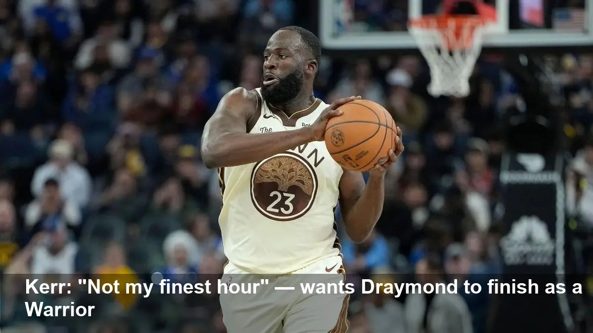 Kerr Apologizes for Bench Spat, Wants Draymond to Stay