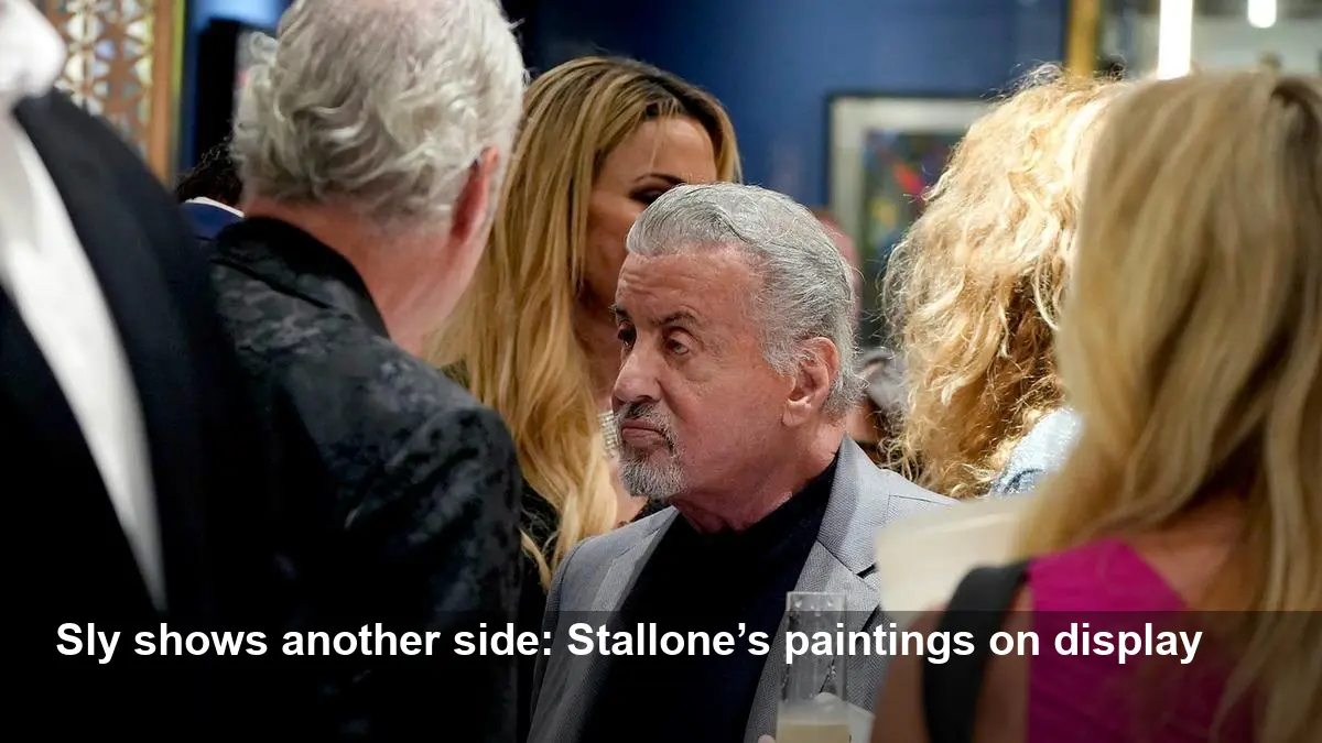 Sylvester Stallone Art Exhibit in Palm Beach Draws Stars