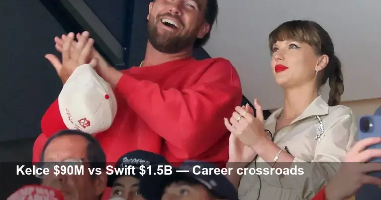 Travis Kelce Net Worth vs Taylor Swift — Retirement?