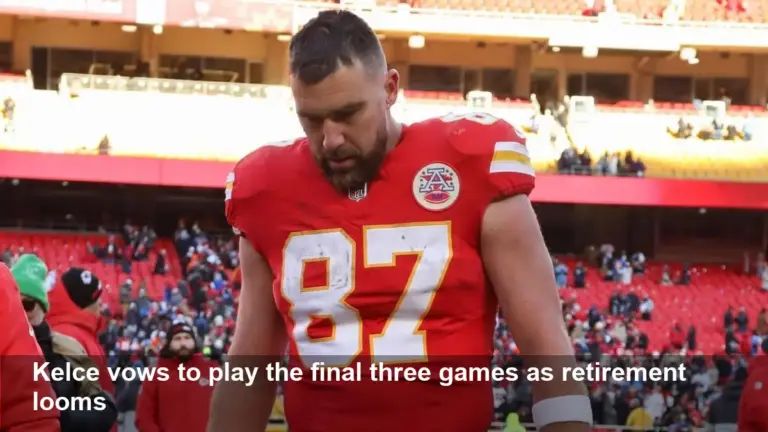 Travis Kelce to Play Chiefs' Final Three Games This Season