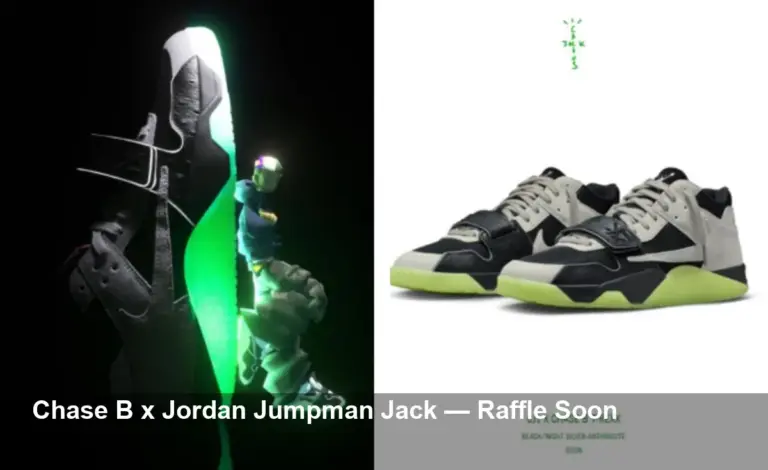 Travis Scott Raffle for Chase B Jordan Jumpman Jack