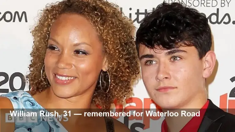 William Rush: Waterloo Road actor dies aged 31, remembered